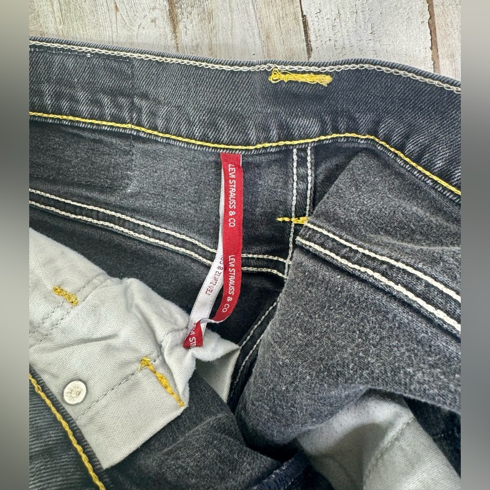 Levi’s Woman’s 541 Straight leg Denim black Jeans Stretch Comfort Size 34x32 - Picture 5 of 10